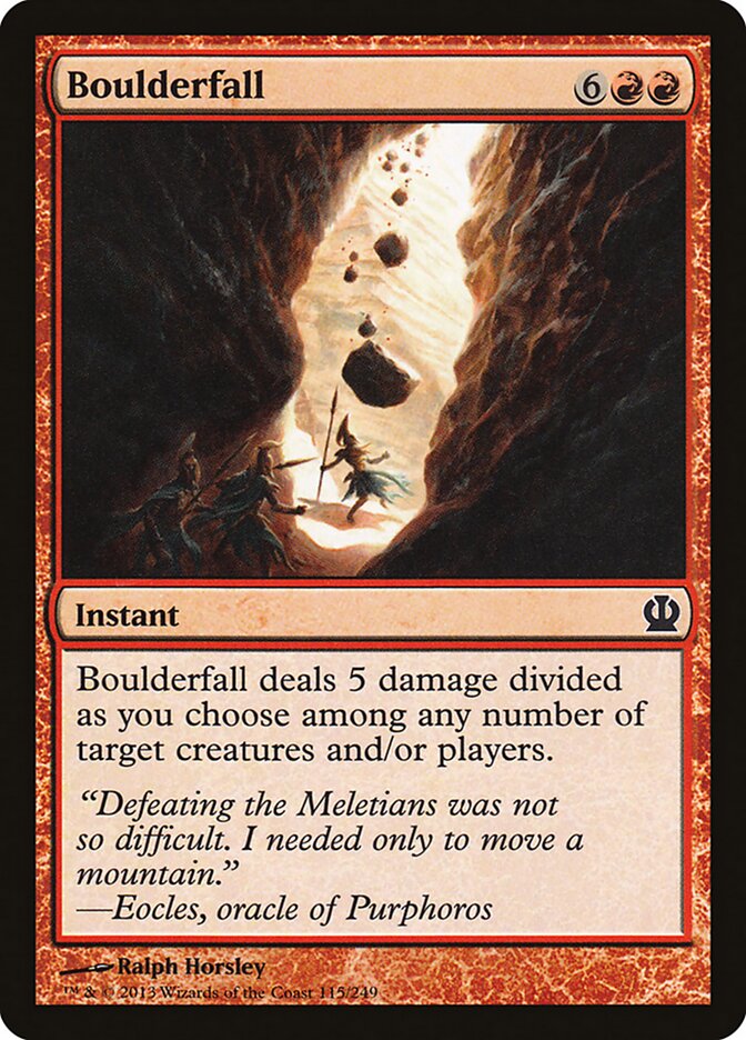 Queda-de-pedra / Boulderfall - Magic: The Gathering - MoxLand