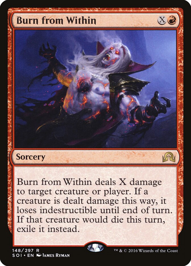 Queimar de Dentro / Burn from Within - Magic: The Gathering - MoxLand