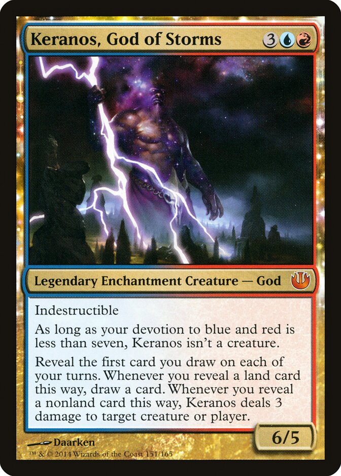 Queranos, Deus das Tempestades / Keranos, God of Storms - Magic: The Gathering - MoxLand