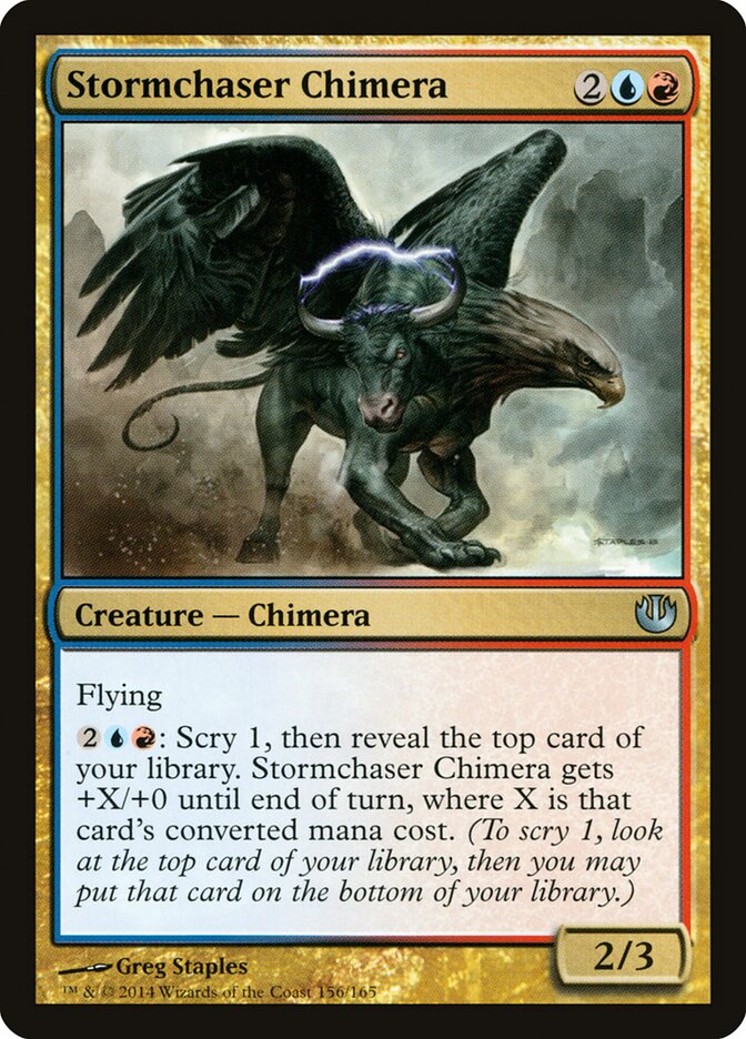 Quimera Caçadora de Tempestade / Stormchaser Chimera - Magic: The Gathering - MoxLand