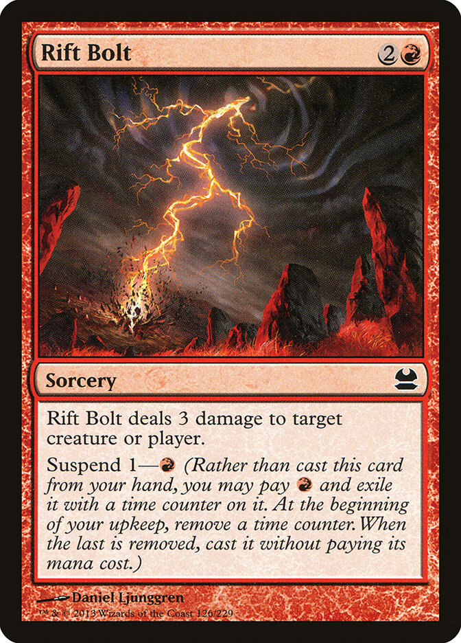 Raio da Fenda / Rift Bolt - Magic: The Gathering - MoxLand