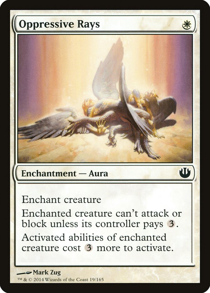 Raios Opressores / Oppressive Rays - Magic: The Gathering - MoxLand
