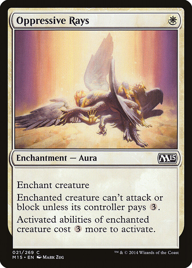 Raios Opressores / Oppressive Rays - Magic: The Gathering - MoxLand