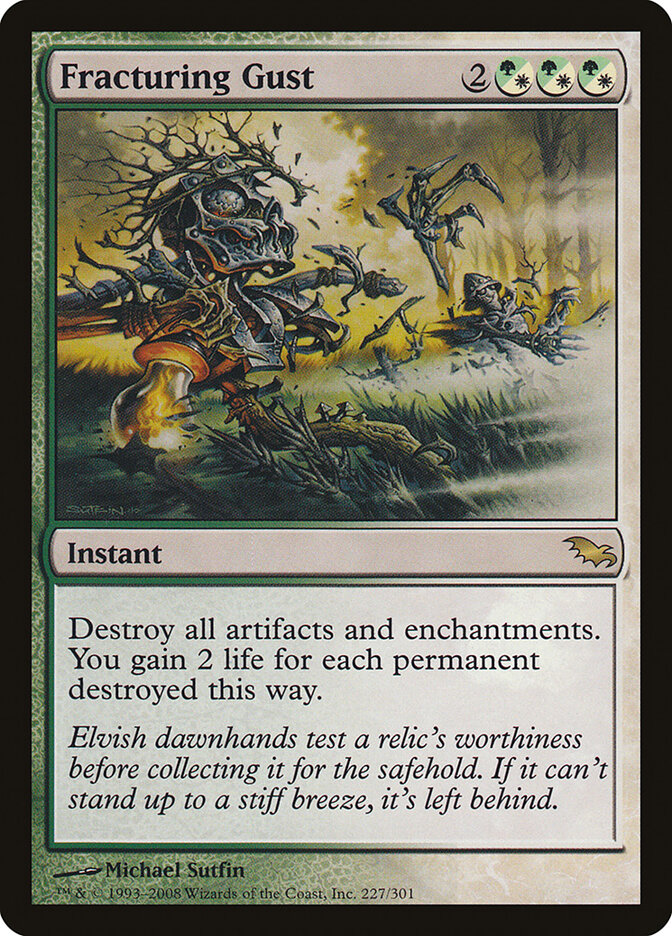 Rajada Fragmentadora / Fracturing Gust - Magic: The Gathering - MoxLand