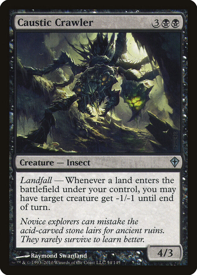 Rastejador Cáustico / Caustic Crawler - Magic: The Gathering - MoxLand