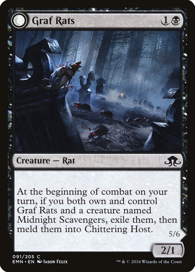 Ratos do Cemitério / Graf Rats - Magic: The Gathering - MoxLand