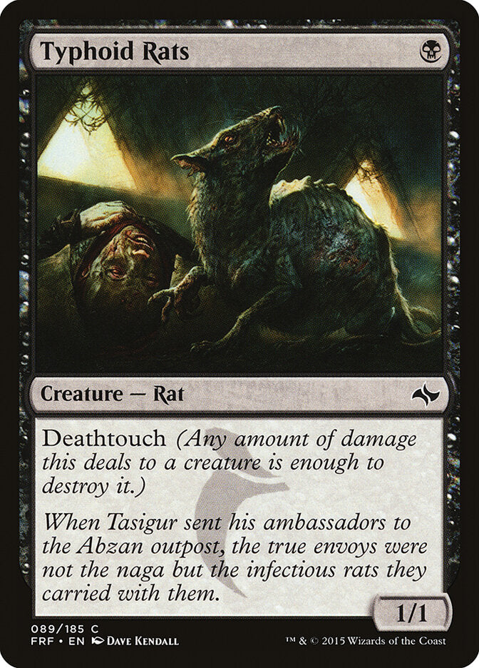 Ratos Tifoides / Typhoid Rats - Magic: The Gathering - MoxLand