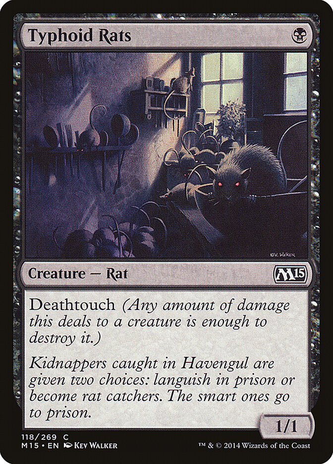 Ratos Tifoides / Typhoid Rats - Magic: The Gathering - MoxLand