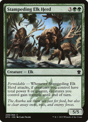 Rebanho de Alces Galopantes / Stampeding Elk Herd - Magic: The Gathering - MoxLand