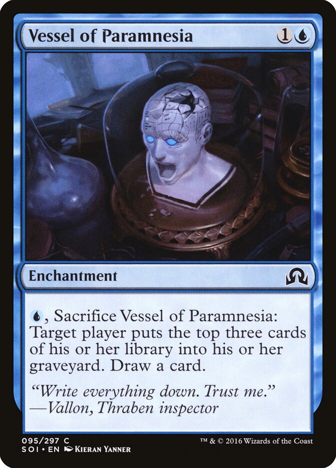 Receptáculo da Paramnésia / Vessel of Paramnesia - Magic: The Gathering - MoxLand