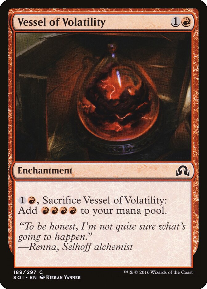 Receptáculo da Volatilidade / Vessel of Volatility - Magic: The Gathering - MoxLand