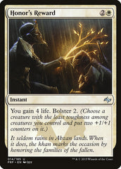 Recompensa da Honra / Honor's Reward - Magic: The Gathering - MoxLand