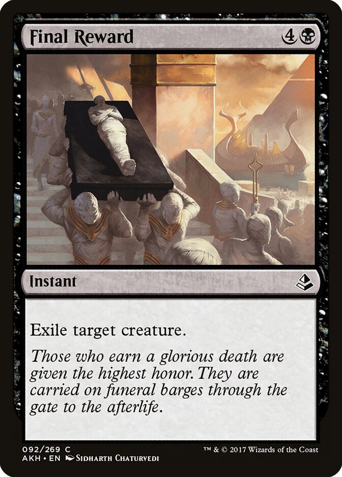 Recompensa Final / Final Reward - Magic: The Gathering - MoxLand