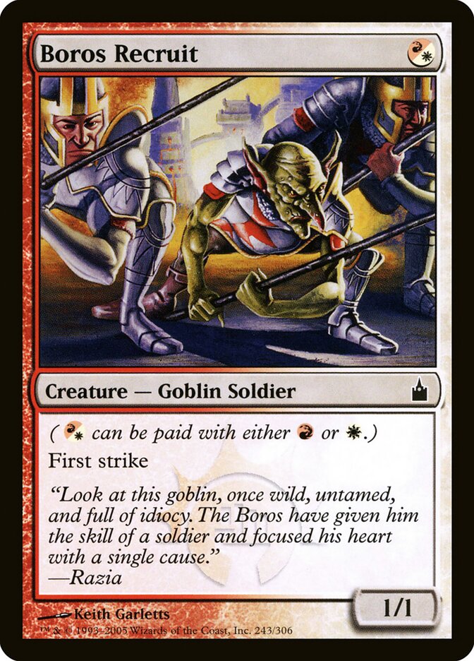 Recruta Boros / Boros Recruit - Magic: The Gathering - MoxLand