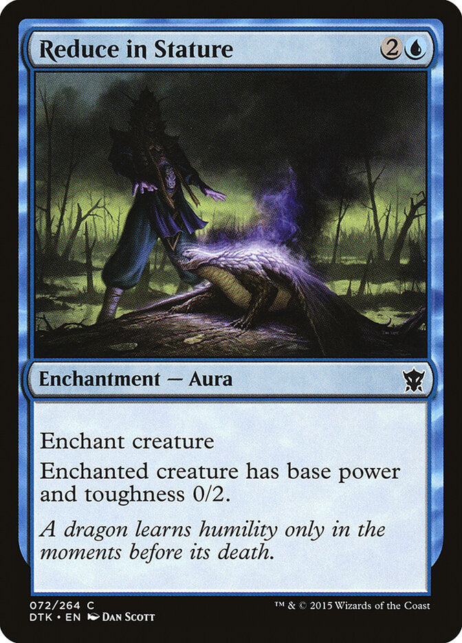 Reduzir Estatura / Reduce in Stature - Magic: The Gathering - MoxLand