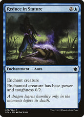 Reduzir Estatura / Reduce in Stature - Magic: The Gathering - MoxLand