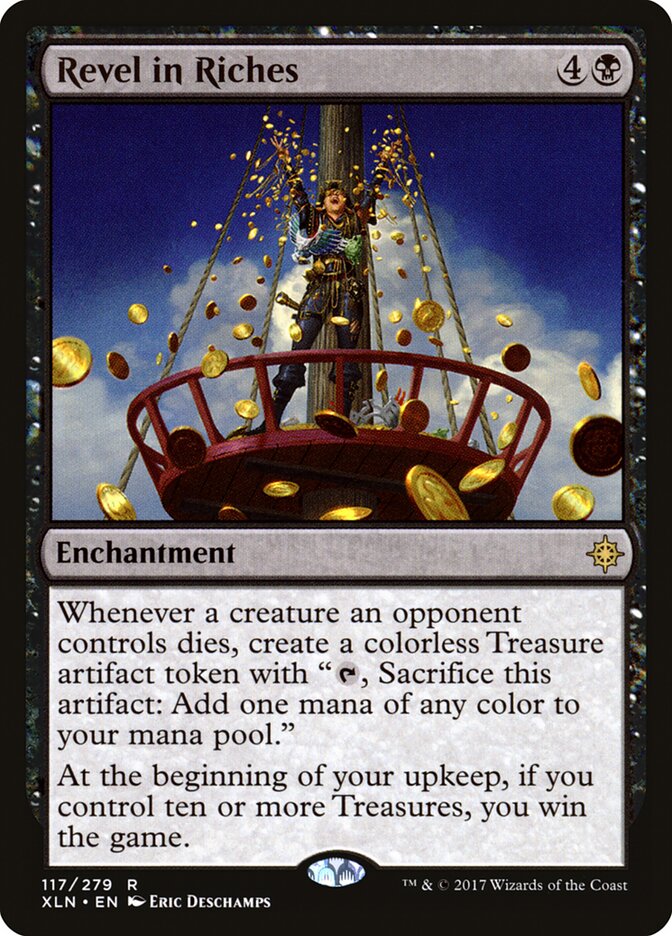 Refestelar‑se na Riqueza / Revel in Riches - Magic: The Gathering - MoxLand