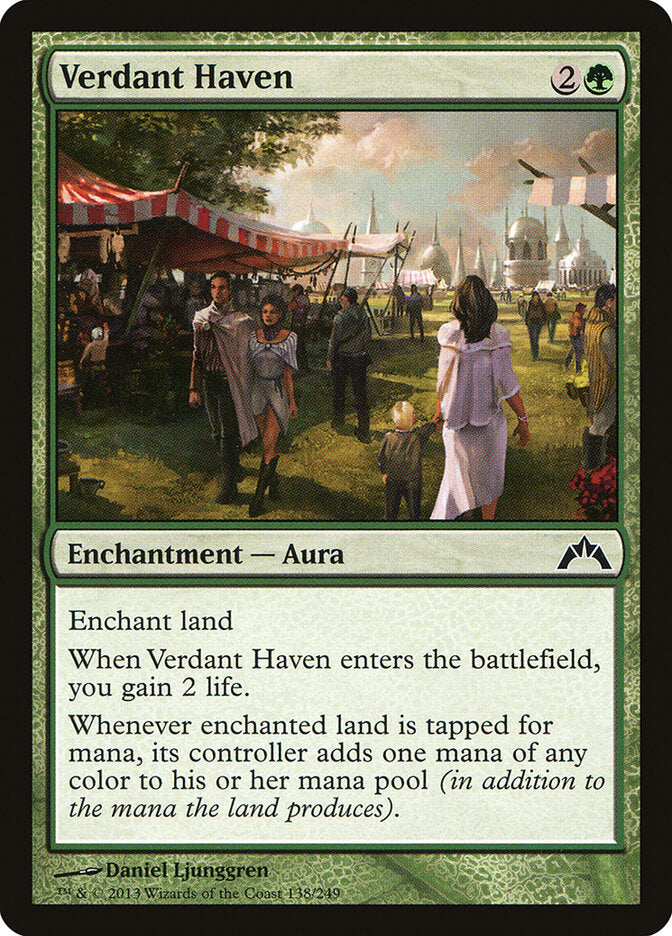 Refúgio Verdejante / Verdant Haven - Magic: The Gathering - MoxLand