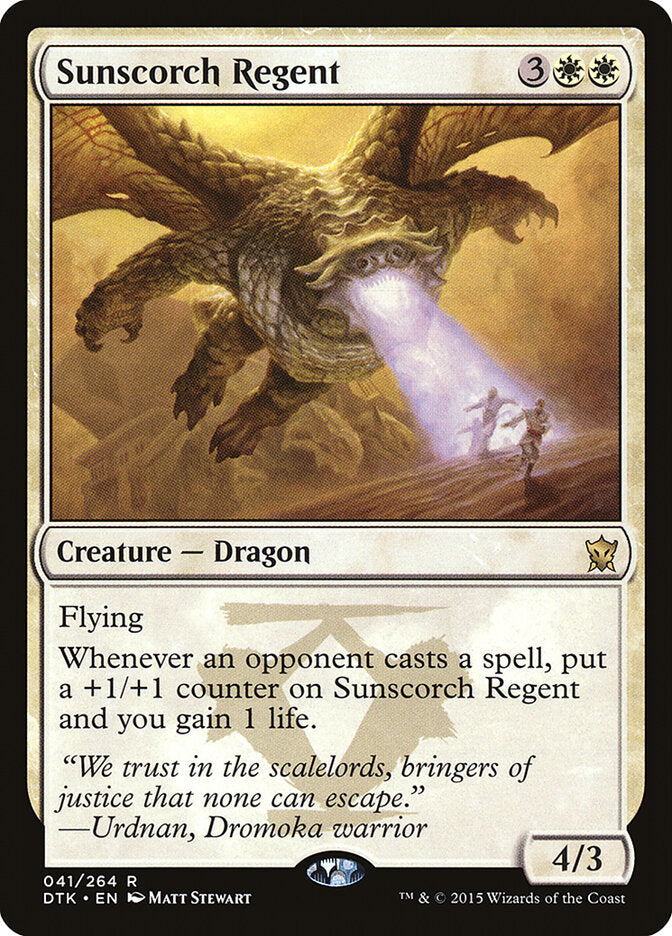Regente da Queimadura Solar / Sunscorch Regent - Magic: The Gathering - MoxLand