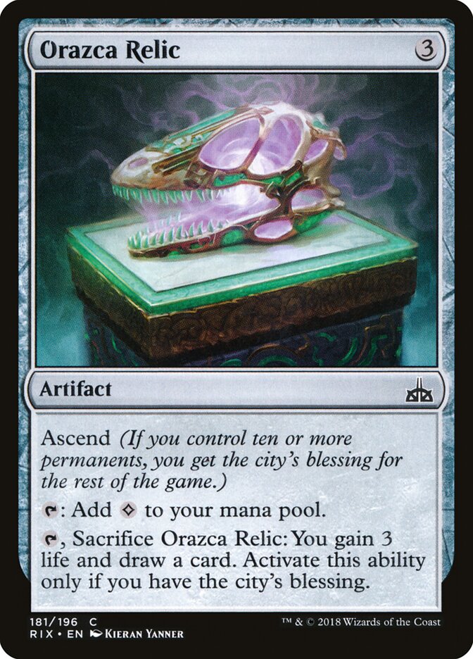 Relíquia de Orazca / Orazca Relic - Magic: The Gathering - MoxLand