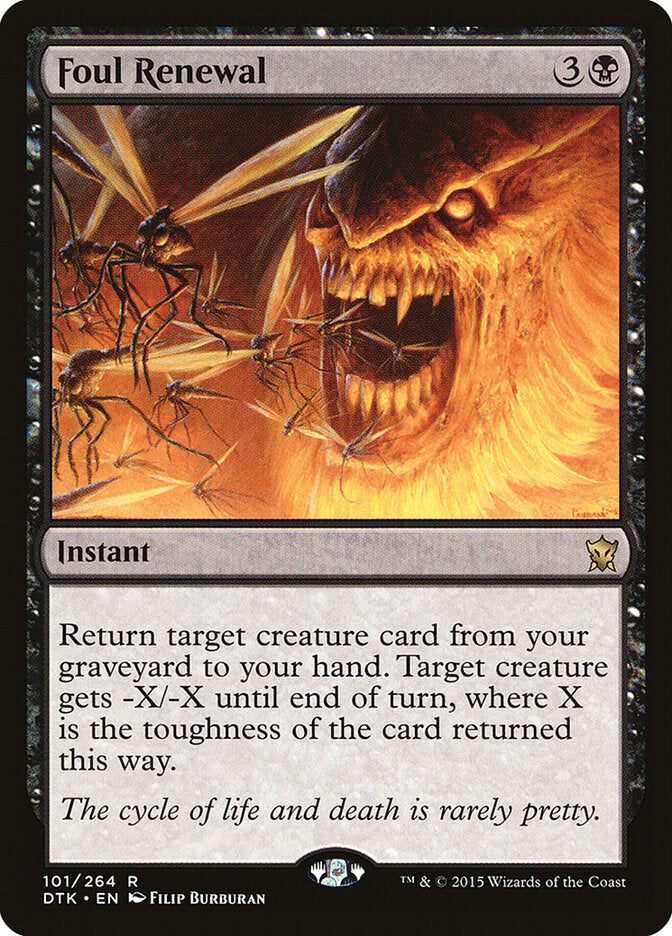 Renovação Hedionda / Foul Renewal - Magic: The Gathering - MoxLand