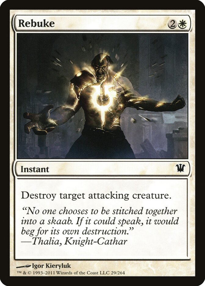 Repreender / Rebuke