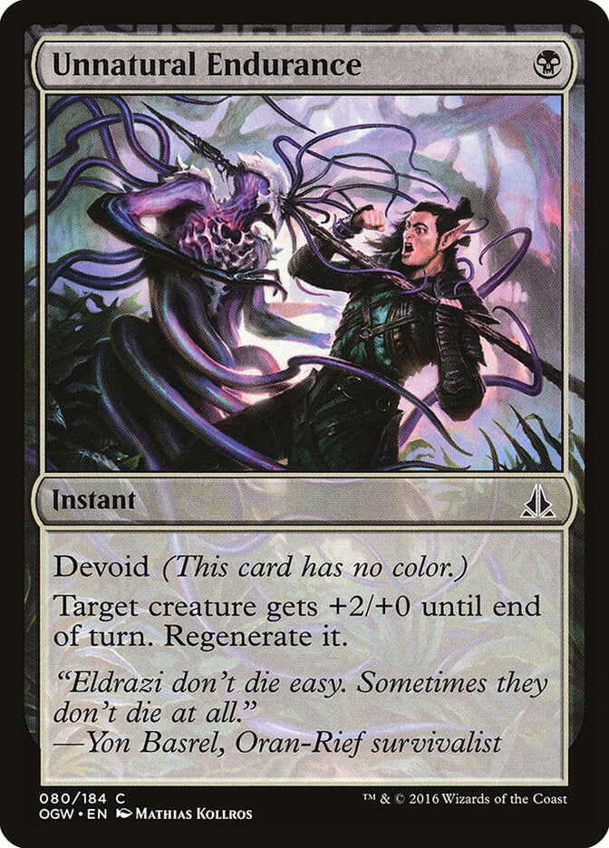 Resistência Antinatural / Unnatural Endurance - Magic: The Gathering - MoxLand