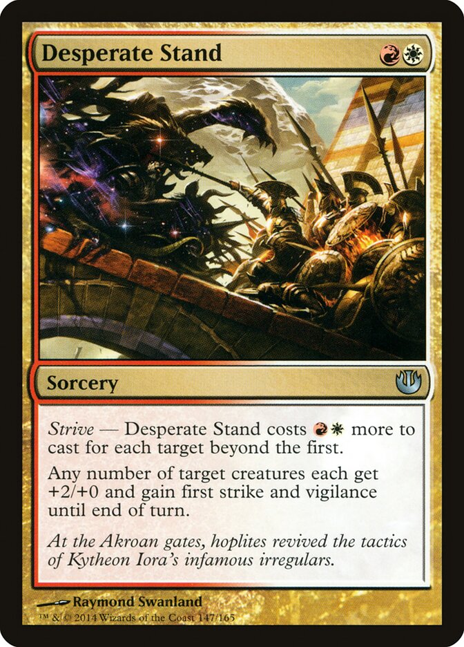 Resistência Desesperada / Desperate Stand - Magic: The Gathering - MoxLand