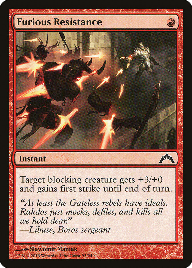 Resistência Furiosa / Furious Resistance - Magic: The Gathering - MoxLand