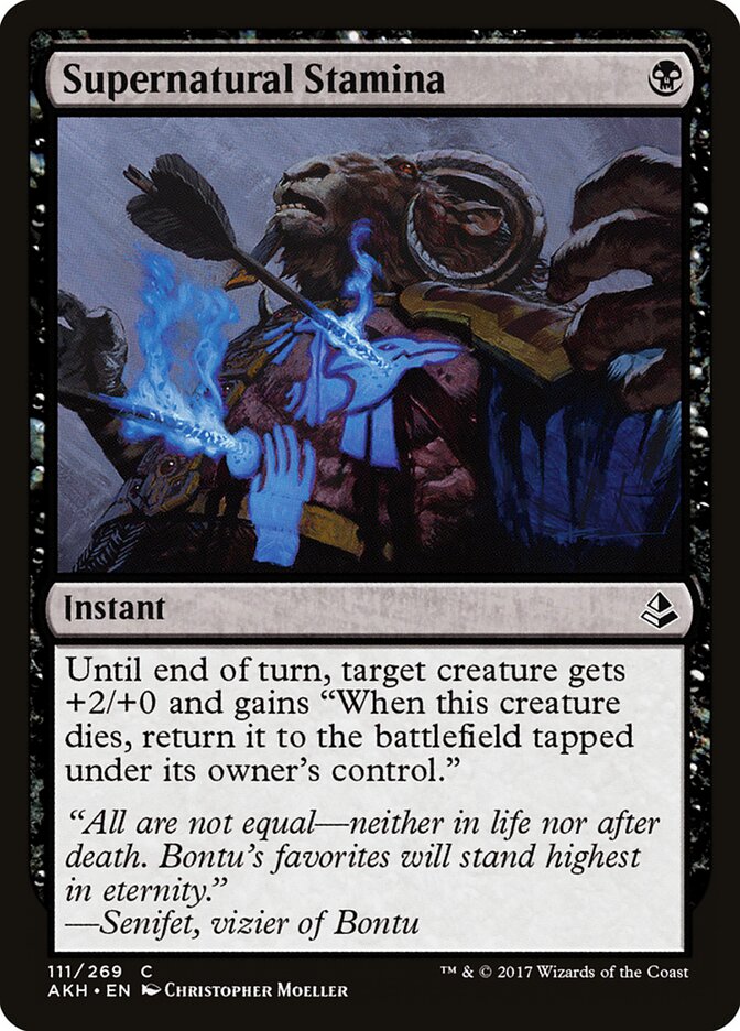 Resistência Sobrenatural / Supernatural Stamina - Magic: The Gathering - MoxLand