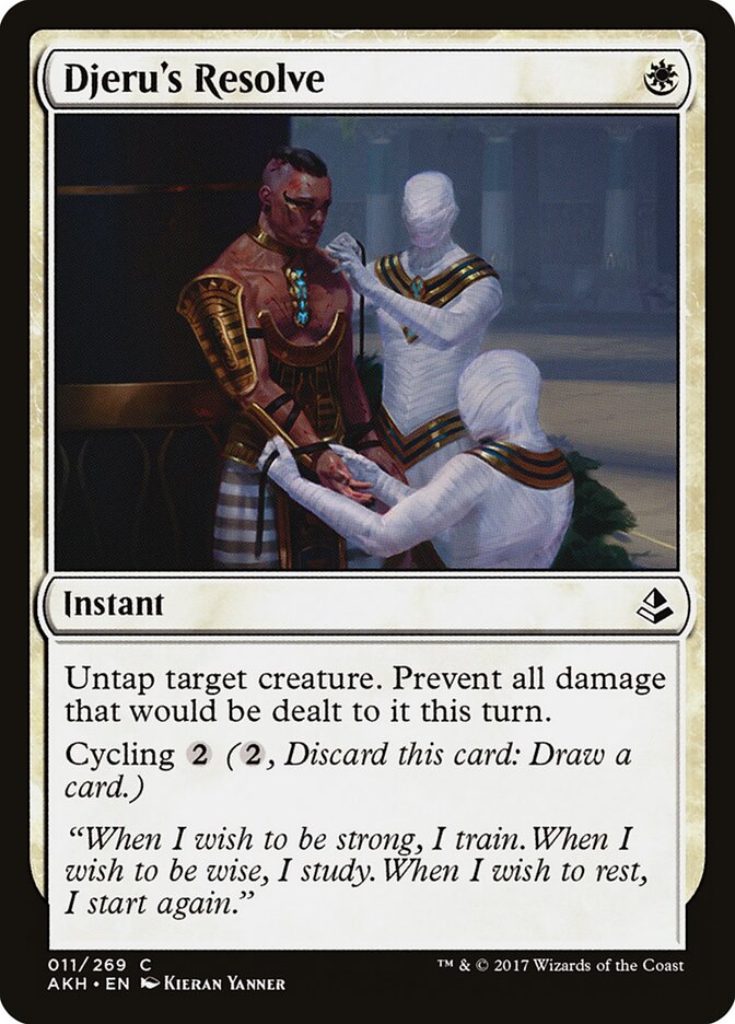 Resolução de Djeru / Djeru's Resolve - Magic: The Gathering - MoxLand