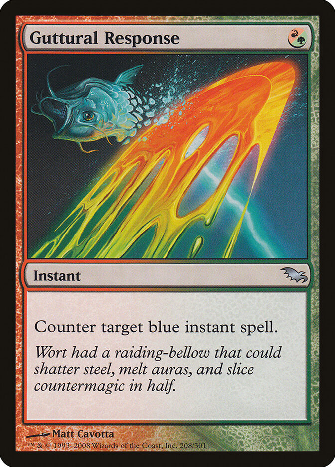 Resposta Gutural / Guttural Response - Magic: The Gathering - MoxLand