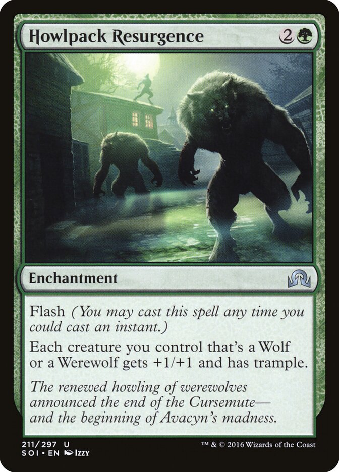 Ressurgência da Alcateia Uivante / Howlpack Resurgence - Magic: The Gathering - MoxLand