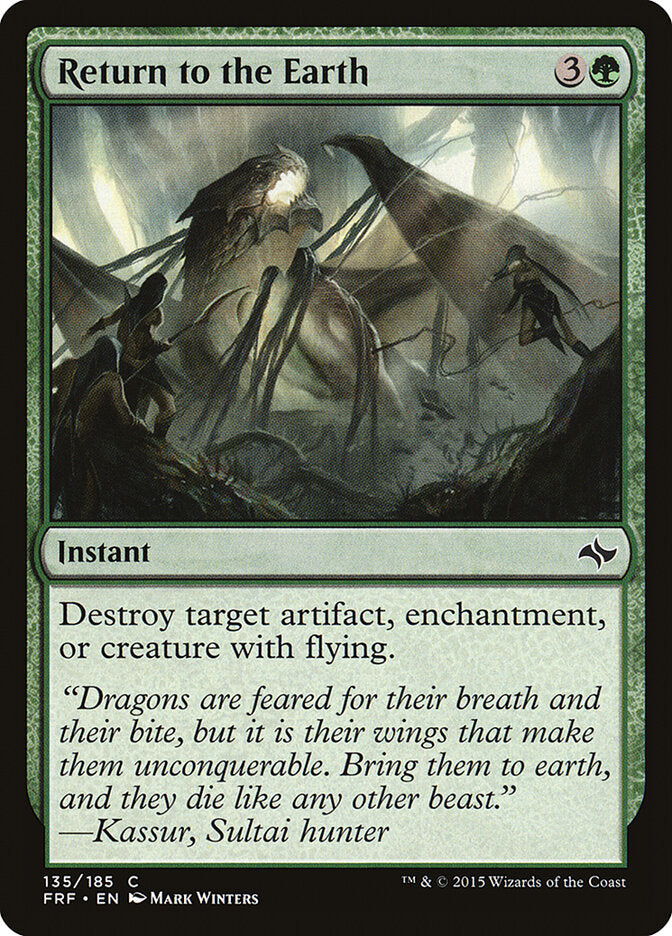 Retornar à Terra / Return to the Earth - Magic: The Gathering - MoxLand