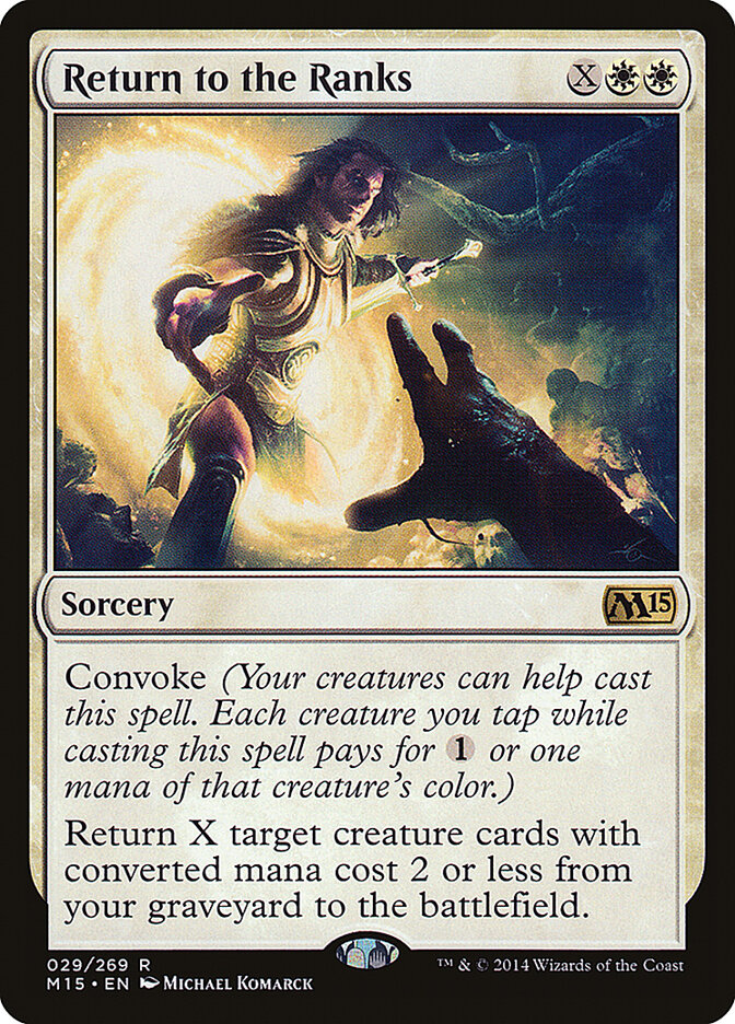 Retornar às Fileiras / Return to the Ranks - Magic: The Gathering - MoxLand