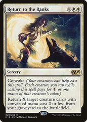 Retornar às Fileiras / Return to the Ranks - Magic: The Gathering - MoxLand