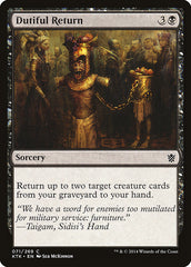 Retorno Obediente / Dutiful Return - Magic: The Gathering - MoxLand