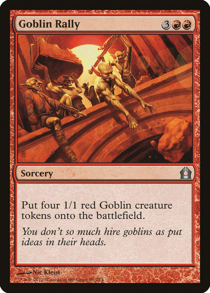 Reunião de Goblins / Goblin Rally - Magic: The Gathering - MoxLand