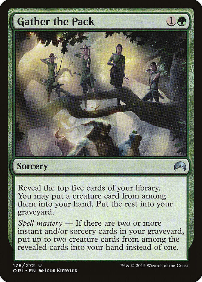 Reunir o Bando / Gather the Pack - Magic: The Gathering - MoxLand