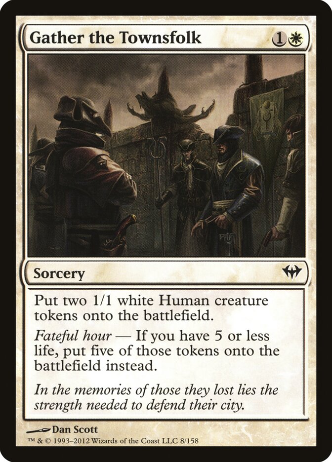 Reunir o Povo / Gather the Townsfolk - Magic: The Gathering - MoxLand