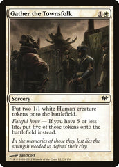 Reunir o Povo / Gather the Townsfolk - Magic: The Gathering - MoxLand