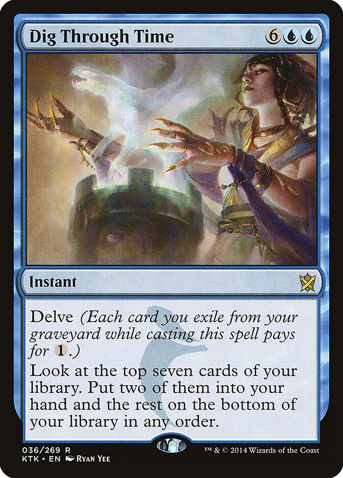 Revirar o Tempo / Dig Through Time - Magic: The Gathering - MoxLand