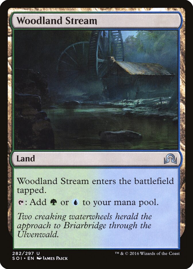 Riacho da Floresta / Woodland Stream - Magic: The Gathering - MoxLand