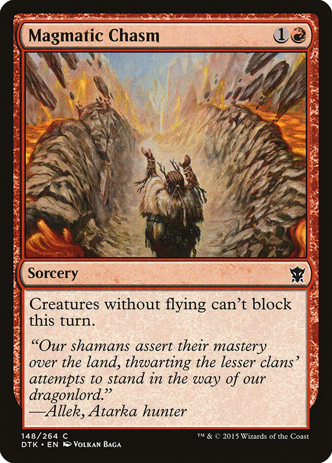 Rifte Magmático / Magmatic Chasm - Magic: The Gathering - MoxLand