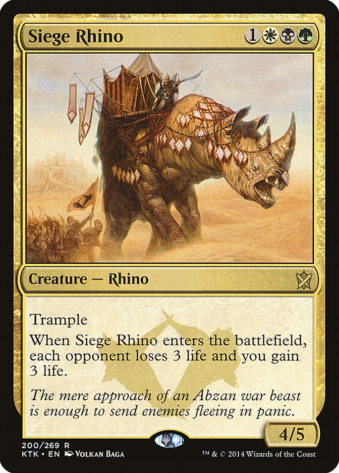 Rinoceronte de Cerco / Siege Rhino