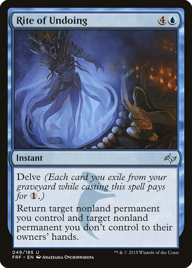 Rito de Anulação / Rite of Undoing - Magic: The Gathering - MoxLand
