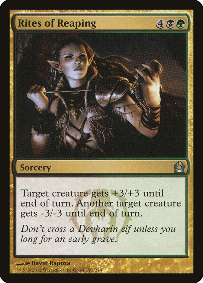 Ritos da Ceifa / Rites of Reaping - Magic: The Gathering - MoxLand