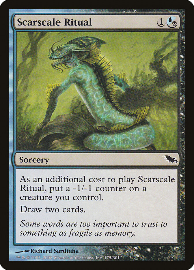 Ritual de Escamo-Tatuagem / Scarscale Ritual - Magic: The Gathering - MoxLand