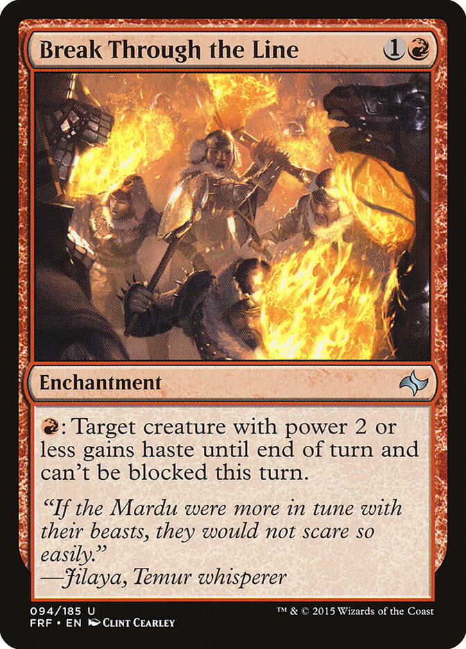 Romper as Fileiras / Break Through the Line - Magic: The Gathering - MoxLand