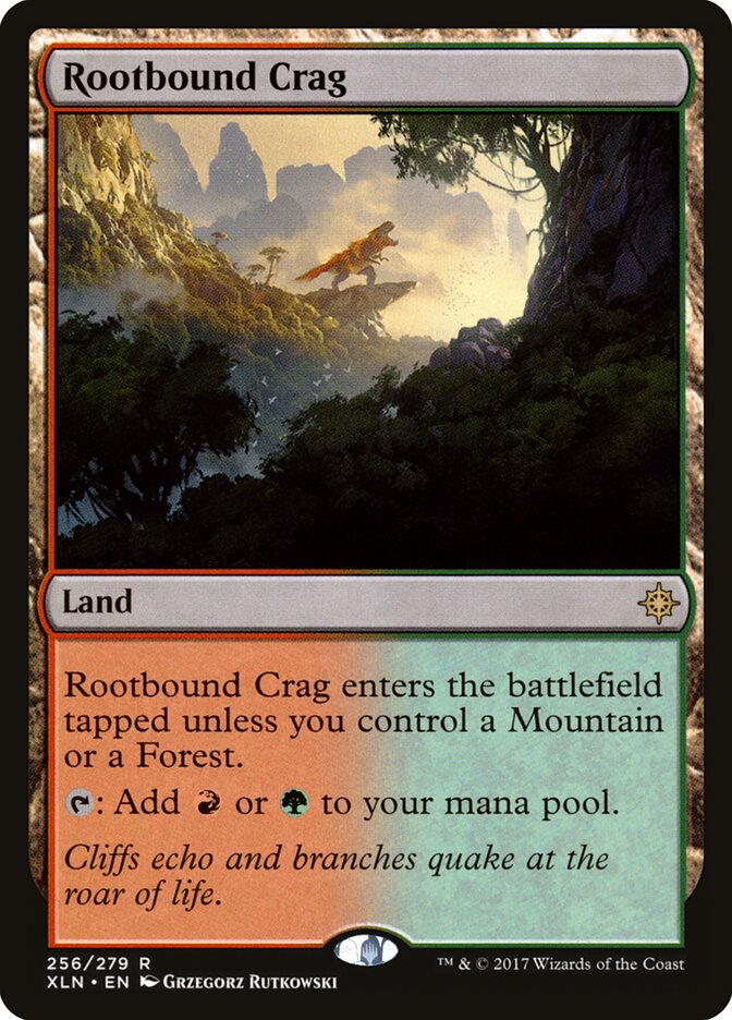 Penhasco do Raizame / Rootbound Crag - Magic: The Gathering - MoxLand